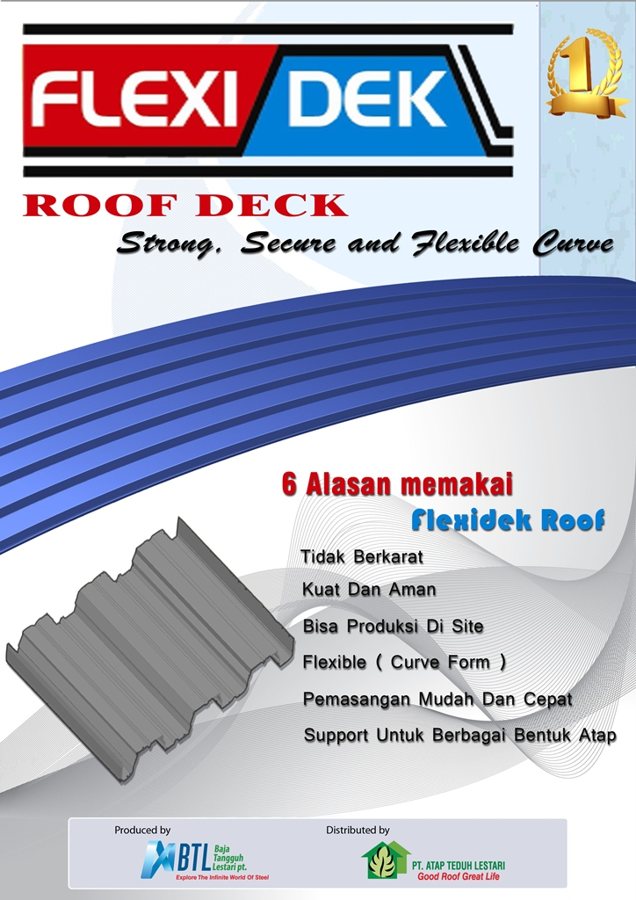 Sampul Brosur Flexideck Roof